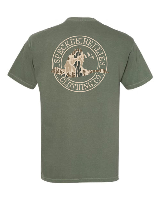 Sheddin Camo Circle Logo