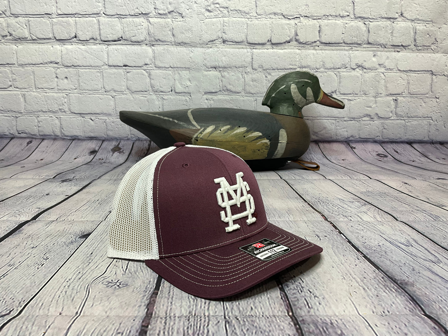 MSU - Skinny Baseball Puff Logo