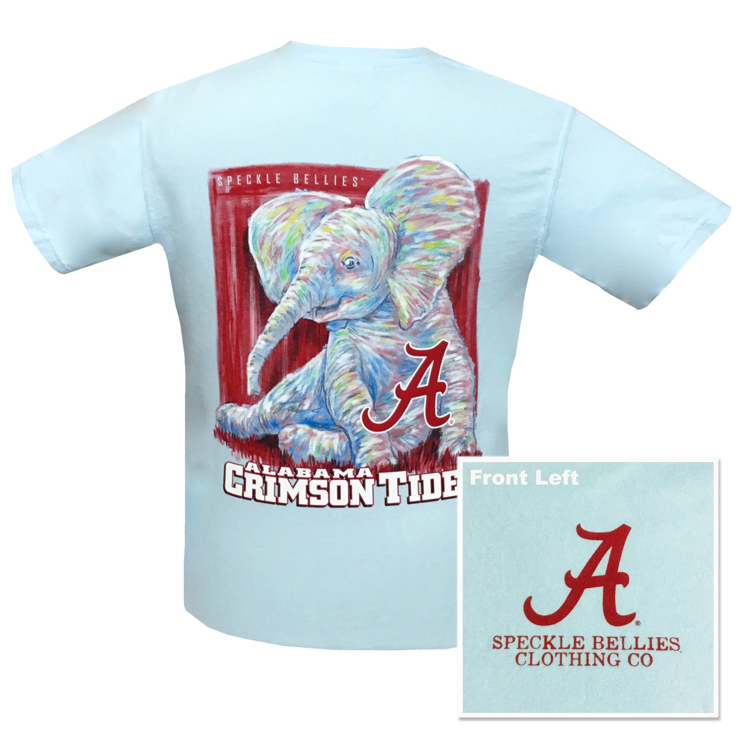 Alabama Watercolor Elephant