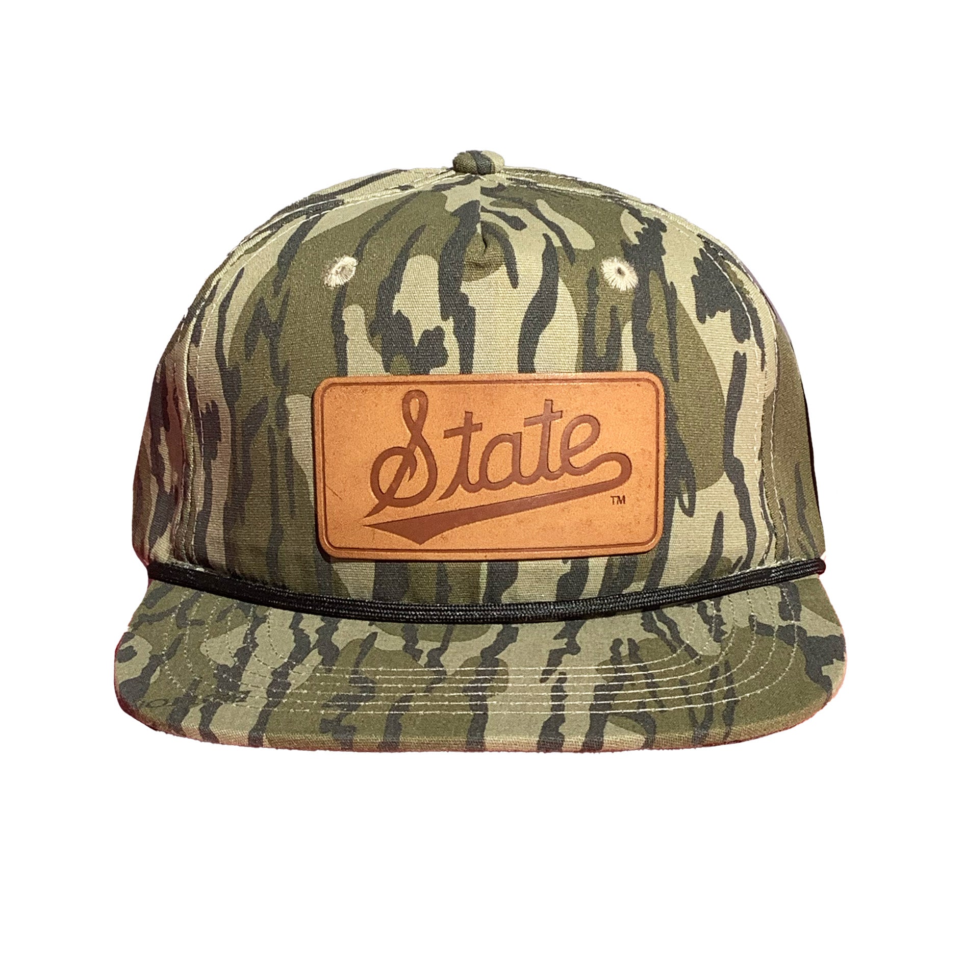 Msu Camo State Script Leather Patch Rope – Speckle Bellies