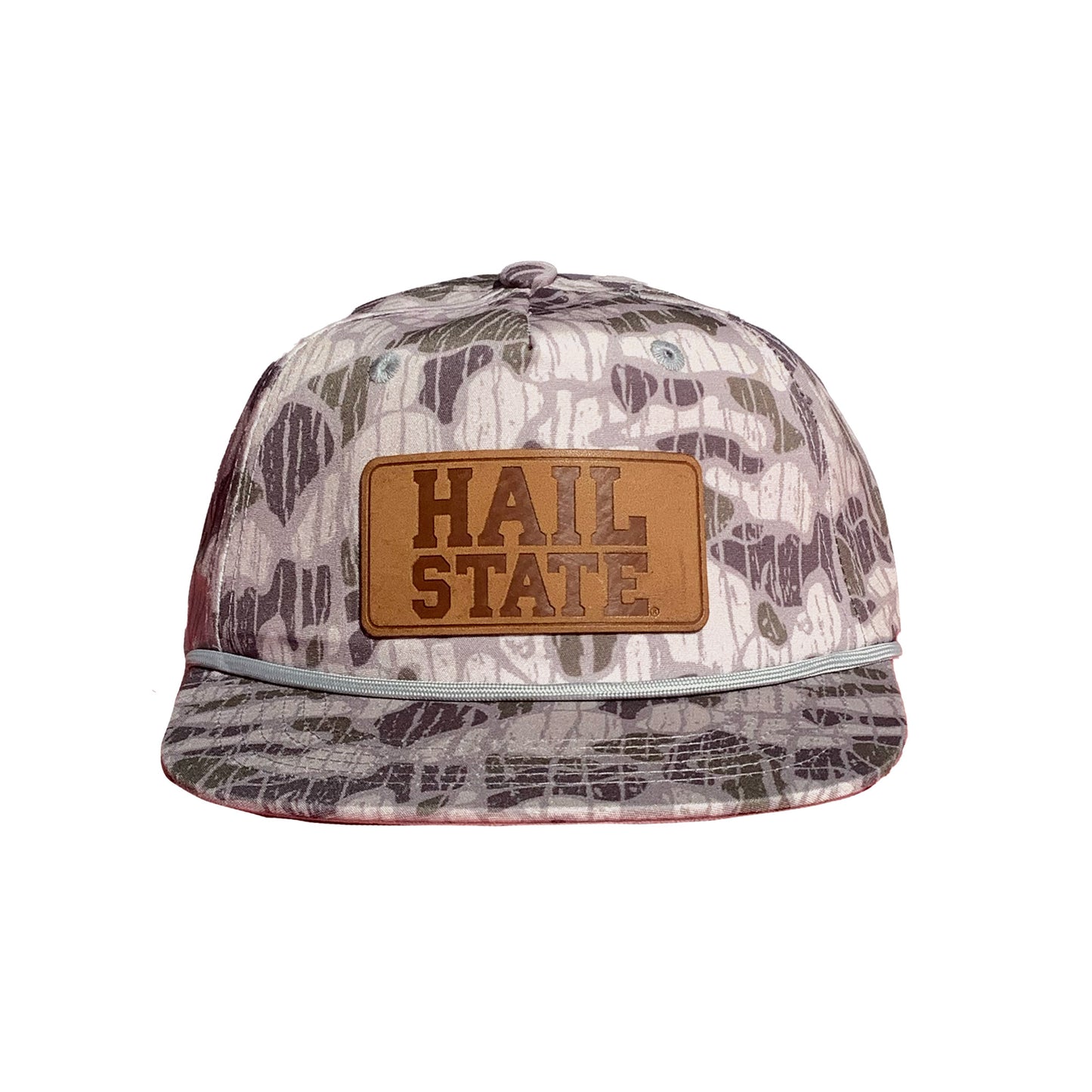 Msu Camo Hail State Leather Patch Rope – Speckle Bellies
