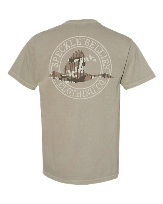 Down South Camo Circle Logo