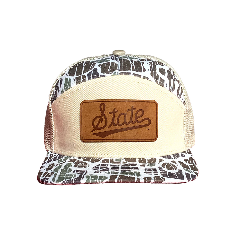 Msu Camo State Script Leather Patch 7P – Speckle Bellies
