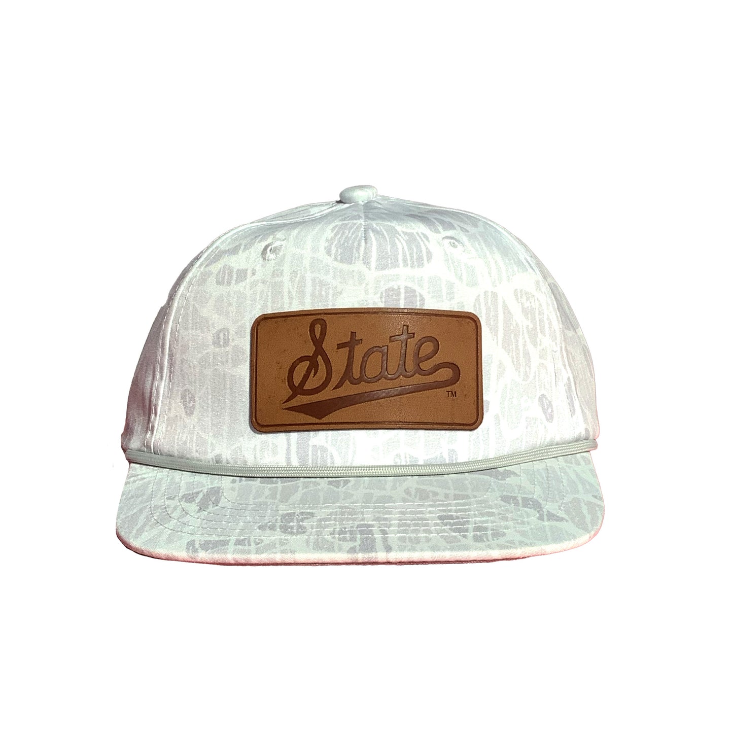 Msu Camo State Script Leather Patch Rope – Speckle Bellies