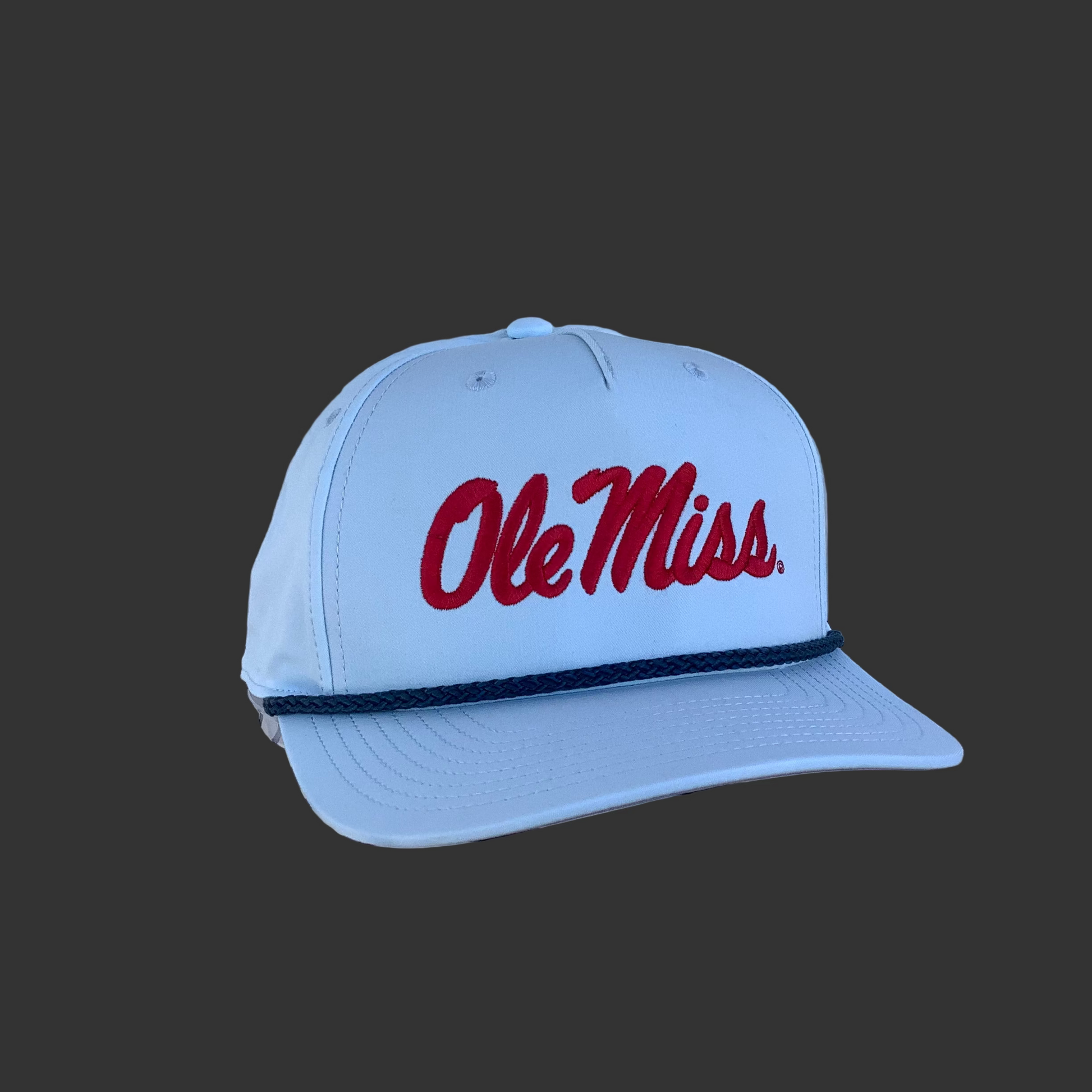 Speckle Bellies - Ole Miss Stacked Rope Cap