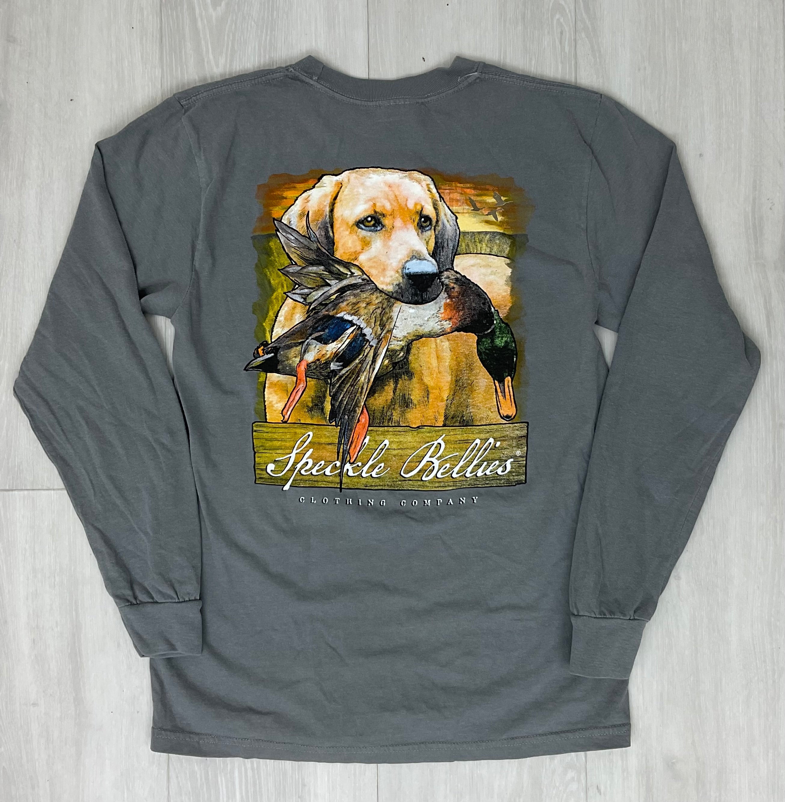 Yellow Lab CC Long Sleeve Small Grey