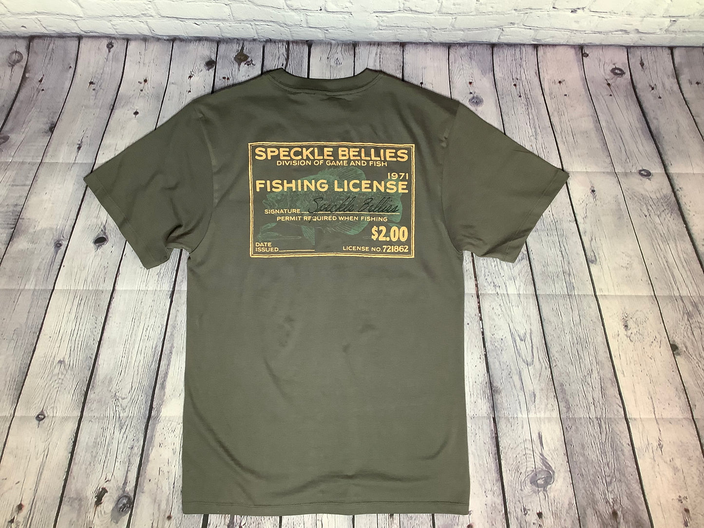 Fish License Pocket