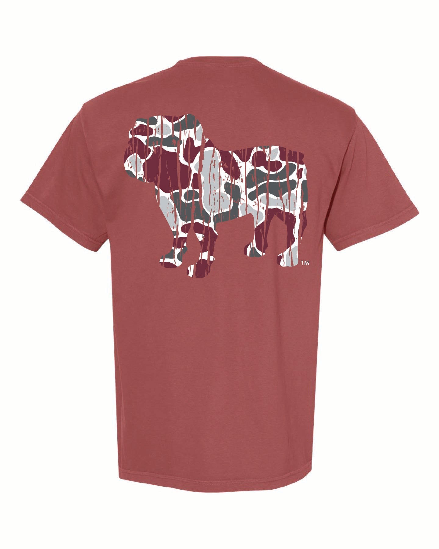 MSU Camo Bulldog Tee – Speckle Bellies