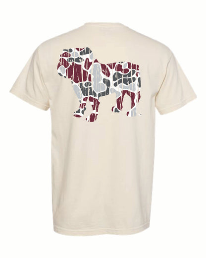 MSU Camo Bulldog Tee