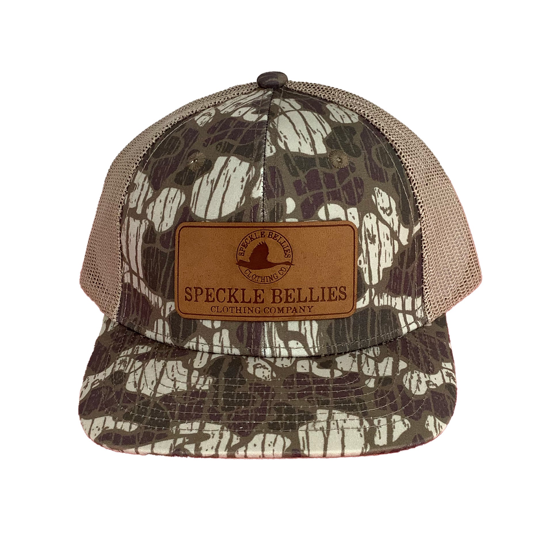 Logo Rec Leather Patch 6 Panel – Speckle Bellies