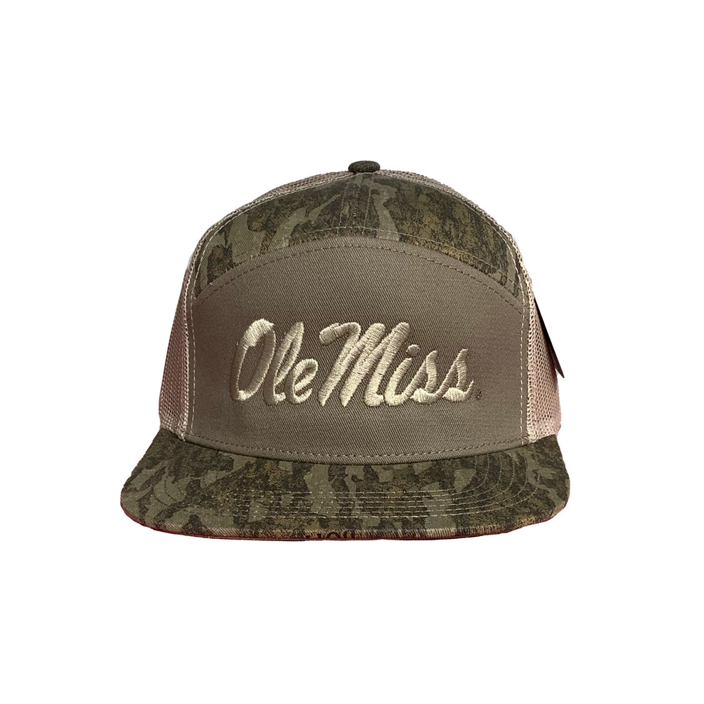 Ole Miss Script 7 Panel – Speckle Bellies