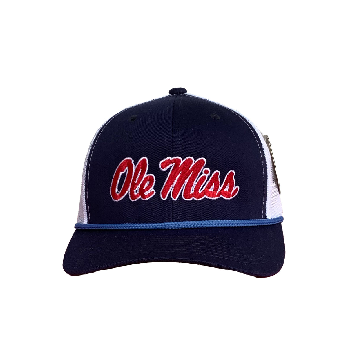 Miss State Script Rope Hat Ole Miss Script 6 Panel Rope – Speckle Bellies
