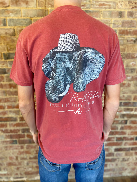 Houndstooth Elephant Tee