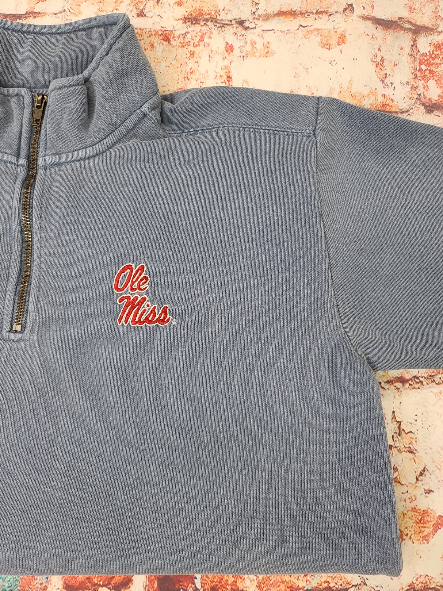 Ole Miss Quarter Zip CC Pullover