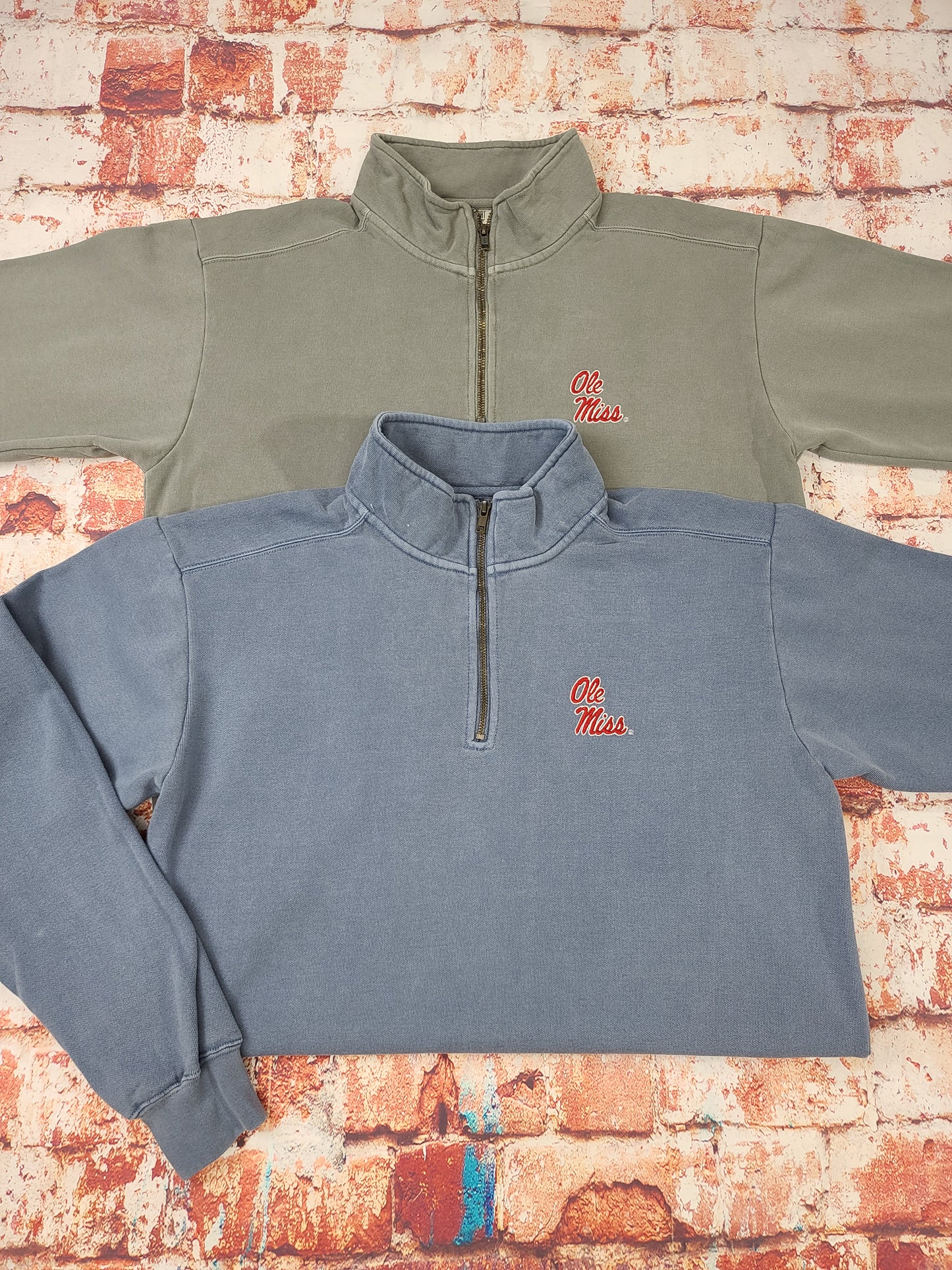 Ole Miss Quarter Zip CC Pullover