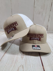 Mississippi State Khaki/ White Cap