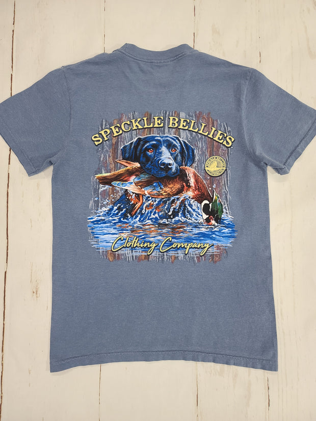 Dog in Water Pocket Tee