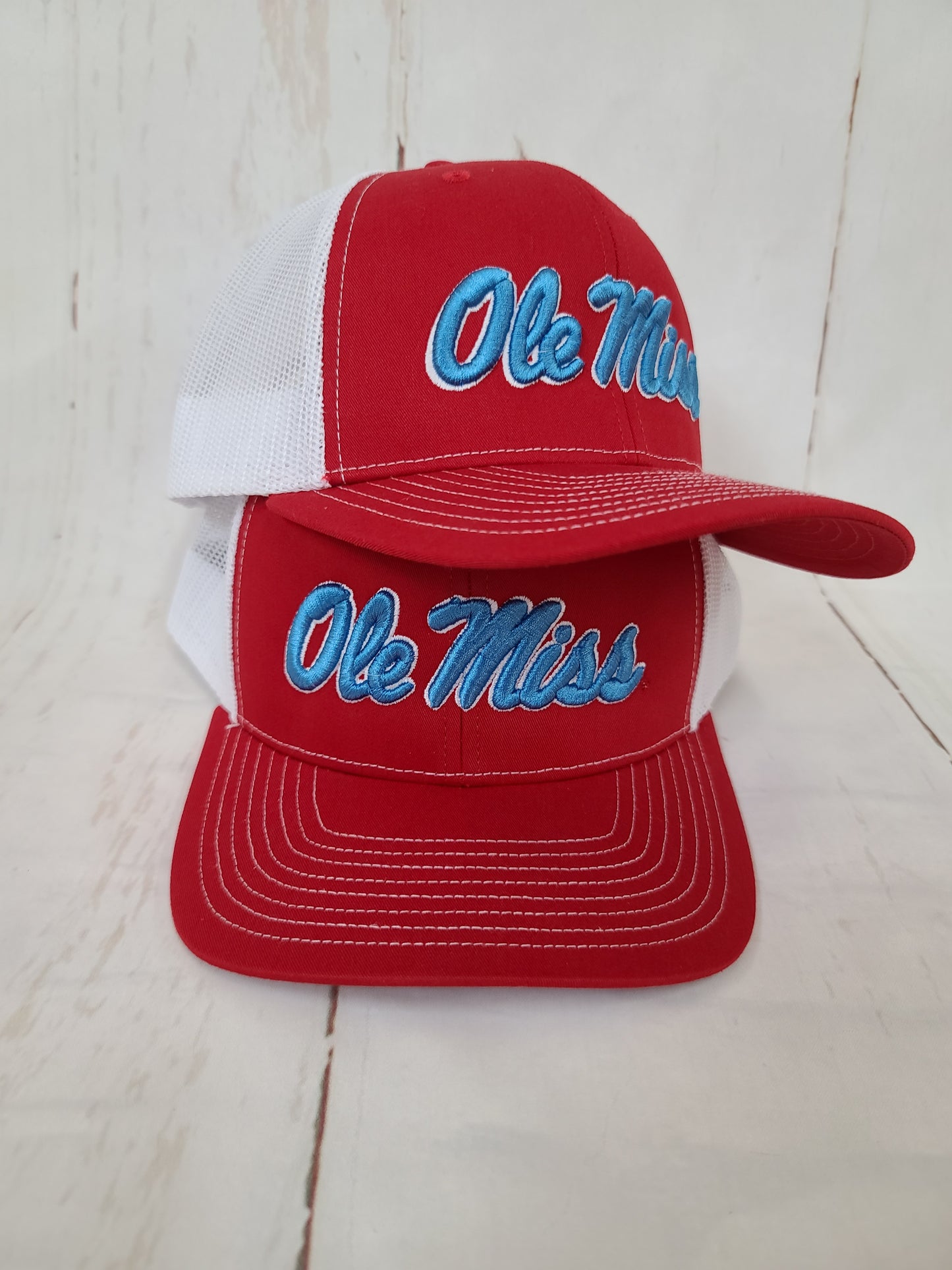 Script Ole Miss Puff Cap