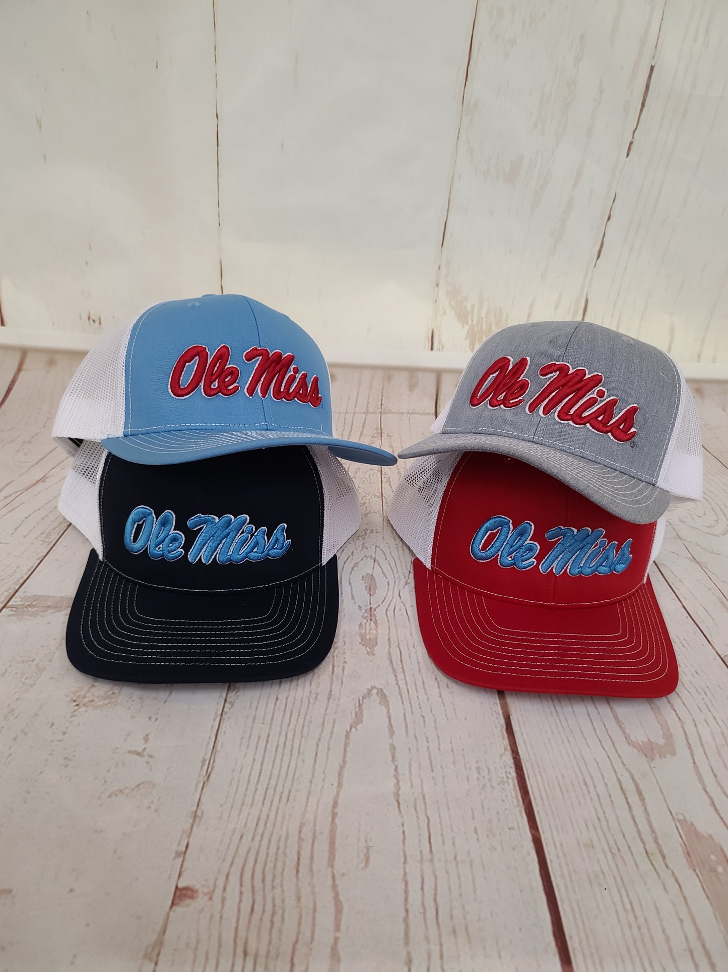 Script Ole Miss Puff Cap