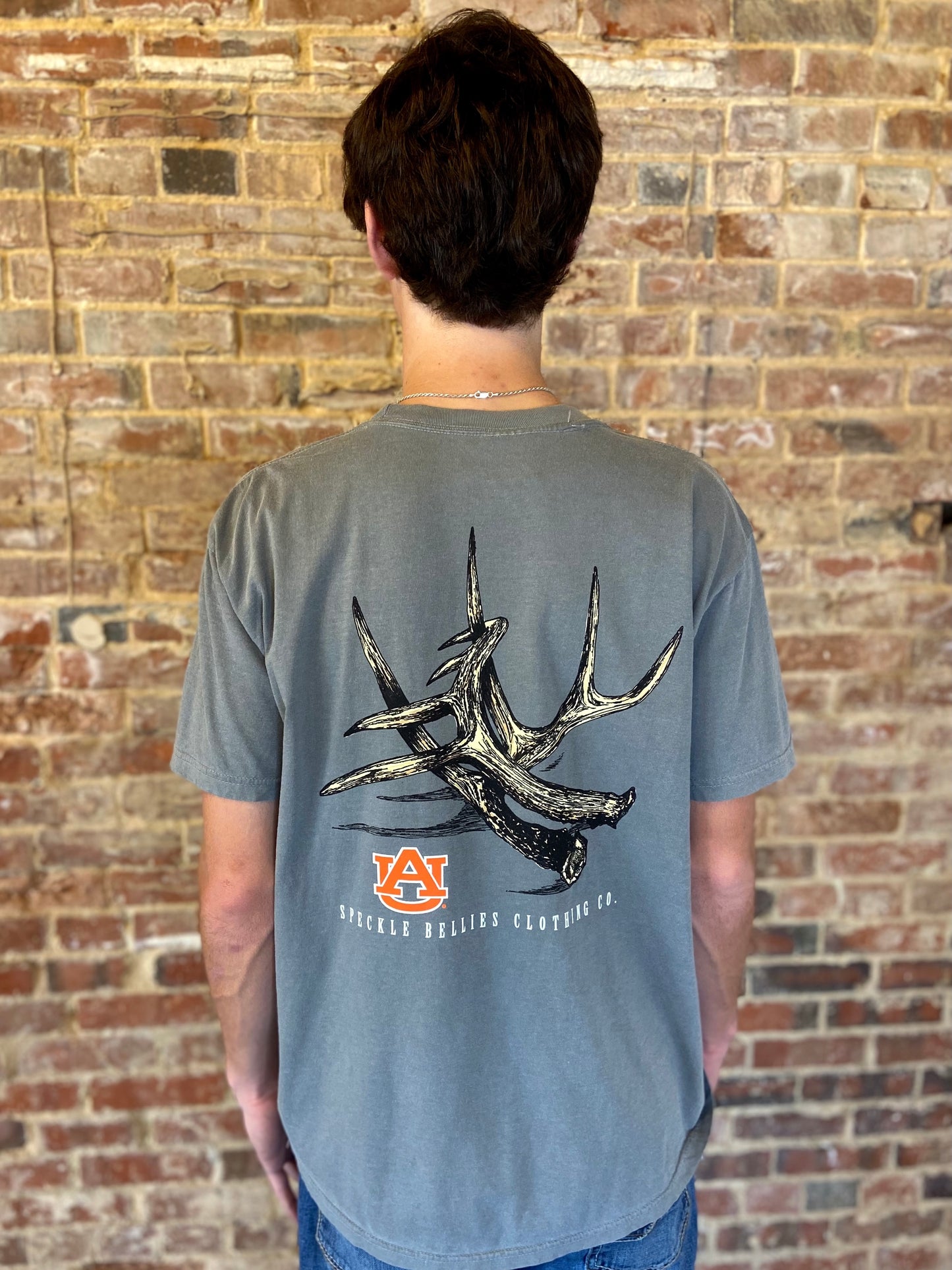 Auburn Antlers Pocket Tee