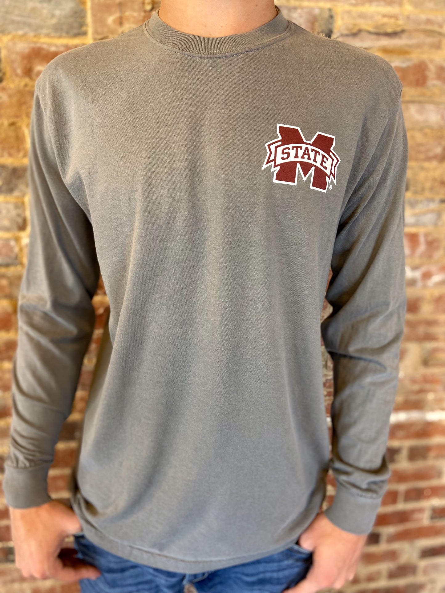 MSU Watercolor Bully Long Sleeve