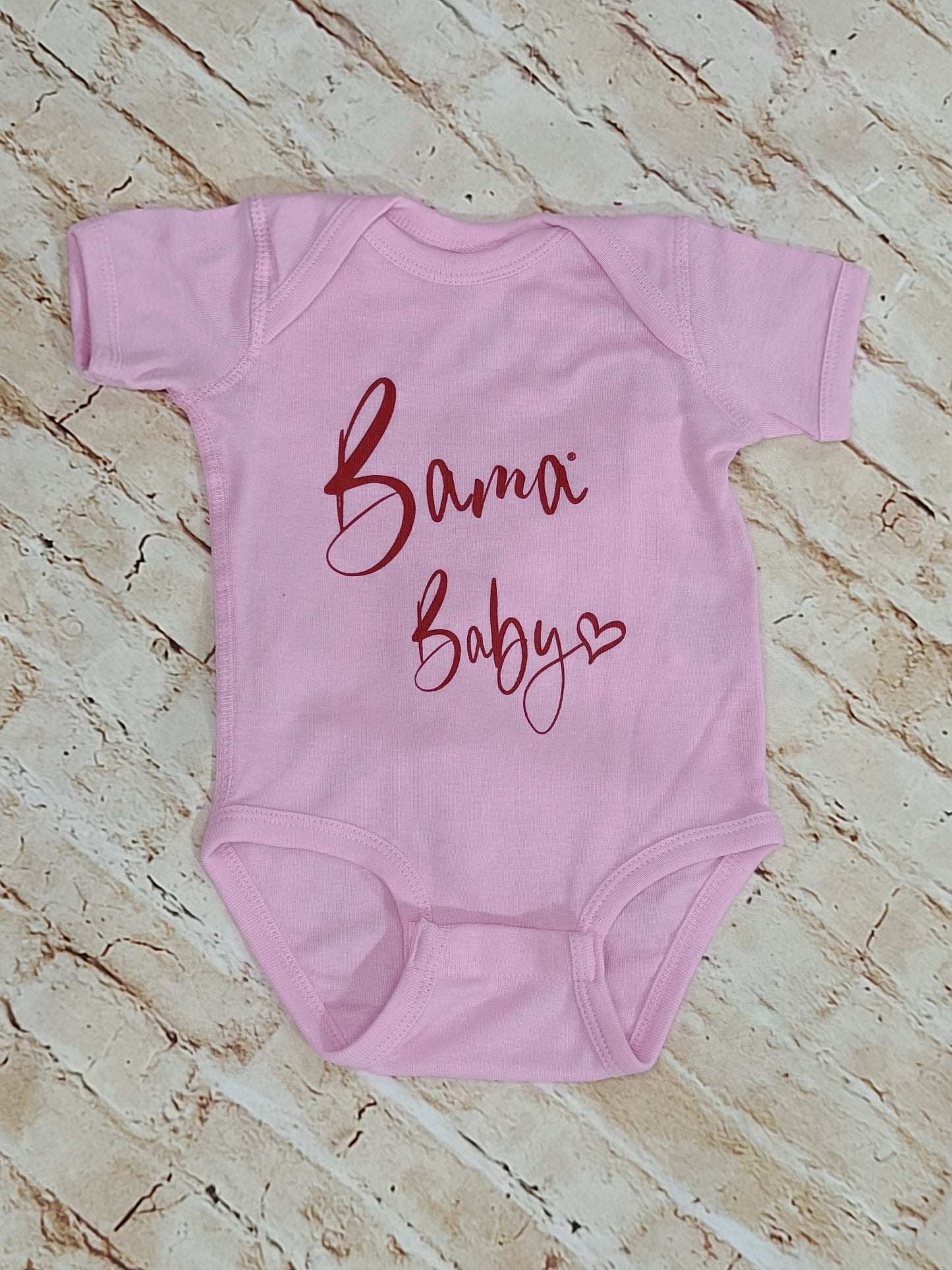 Alabama Bama Baby Onesie