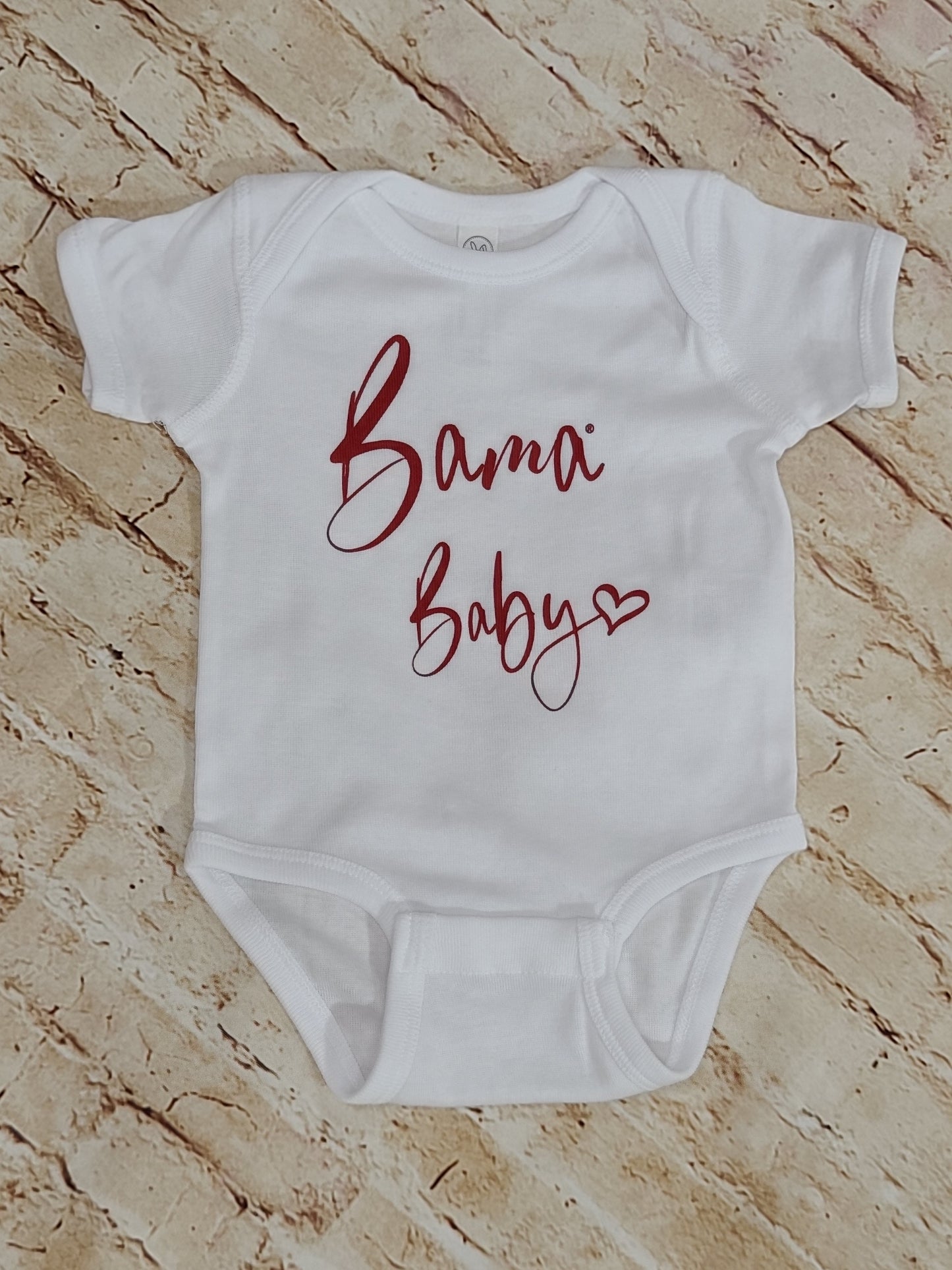 Alabama Bama Baby Onesie