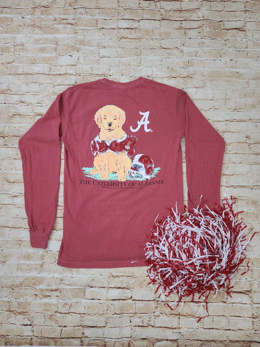 BAMA Football Pup Long Sleeve