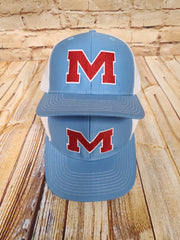 Ole Miss Block M Cap with Red
