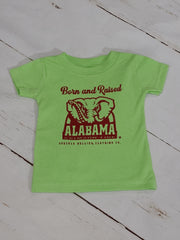 Alabama Born & Raised Infant Tee