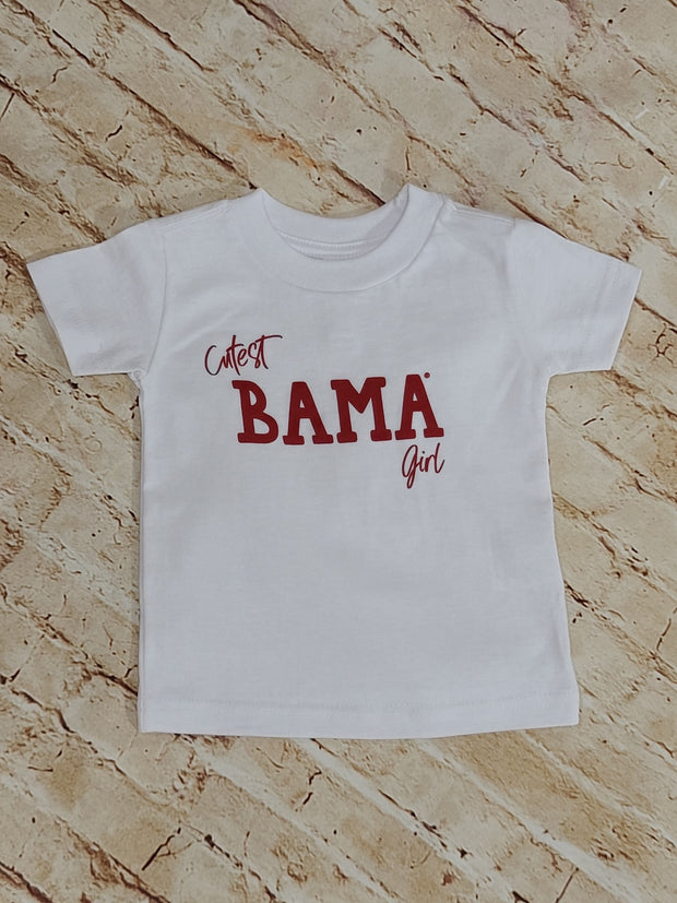 Alabama Cutest Bama Girl Infant Tee