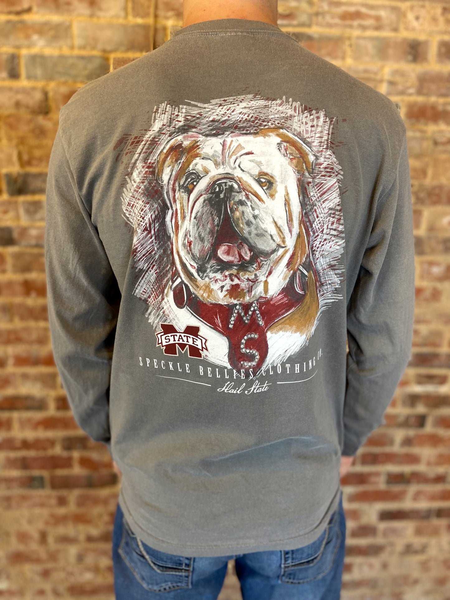 MSU Watercolor Bully Long Sleeve