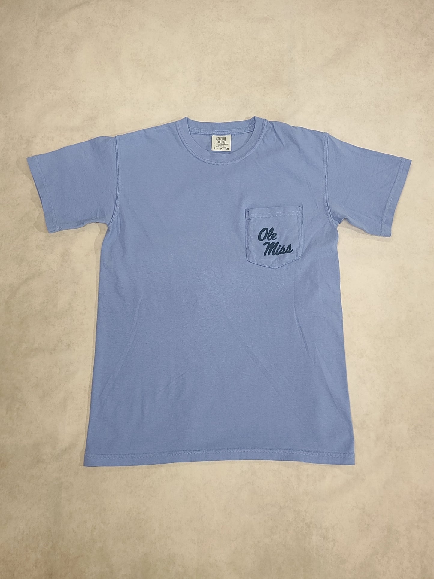 Ole Miss Circle The Grove Pocket Tee