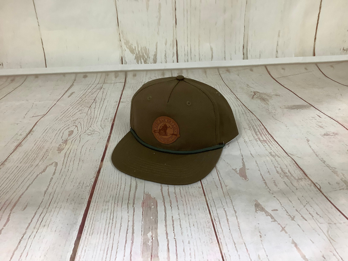 Circle Logo Leather Patch Rope Cap