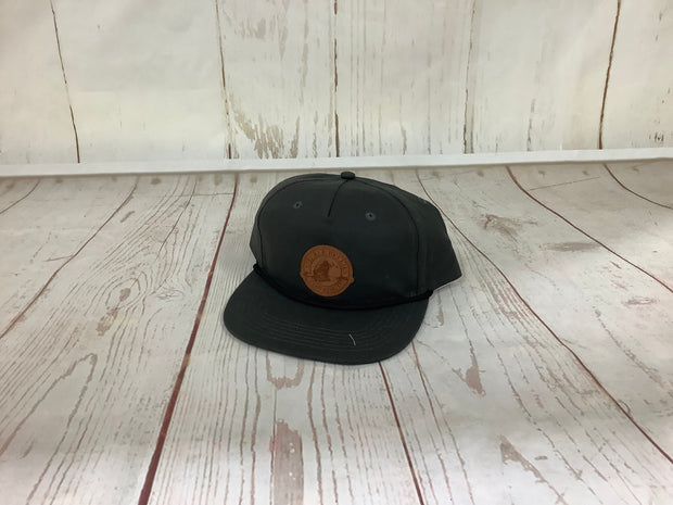Circle Logo Leather Patch Rope Cap