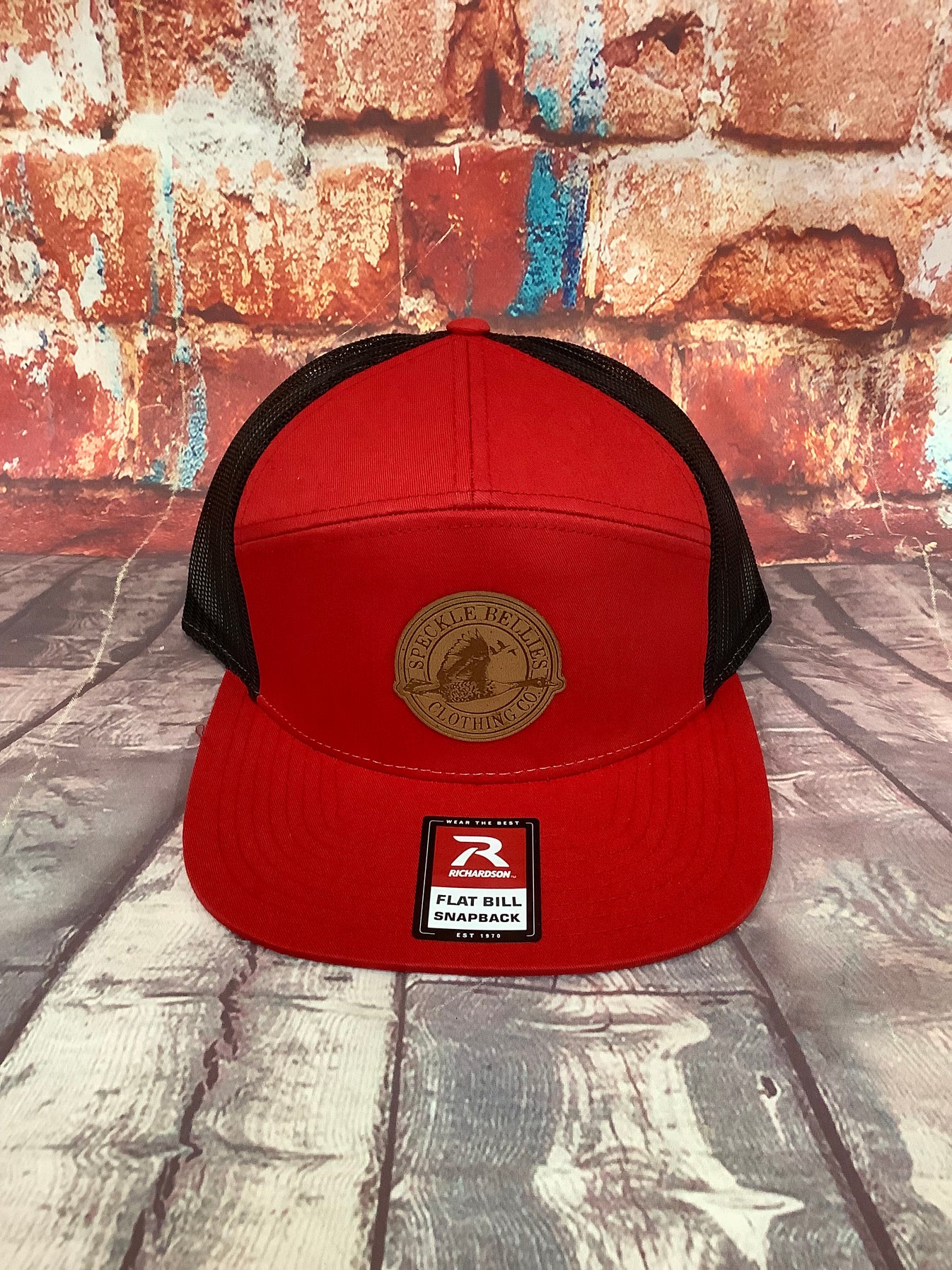 Speckle Bellies - Logo Rec Leather Patch 7 Panel - Muddy Boddy main image 0