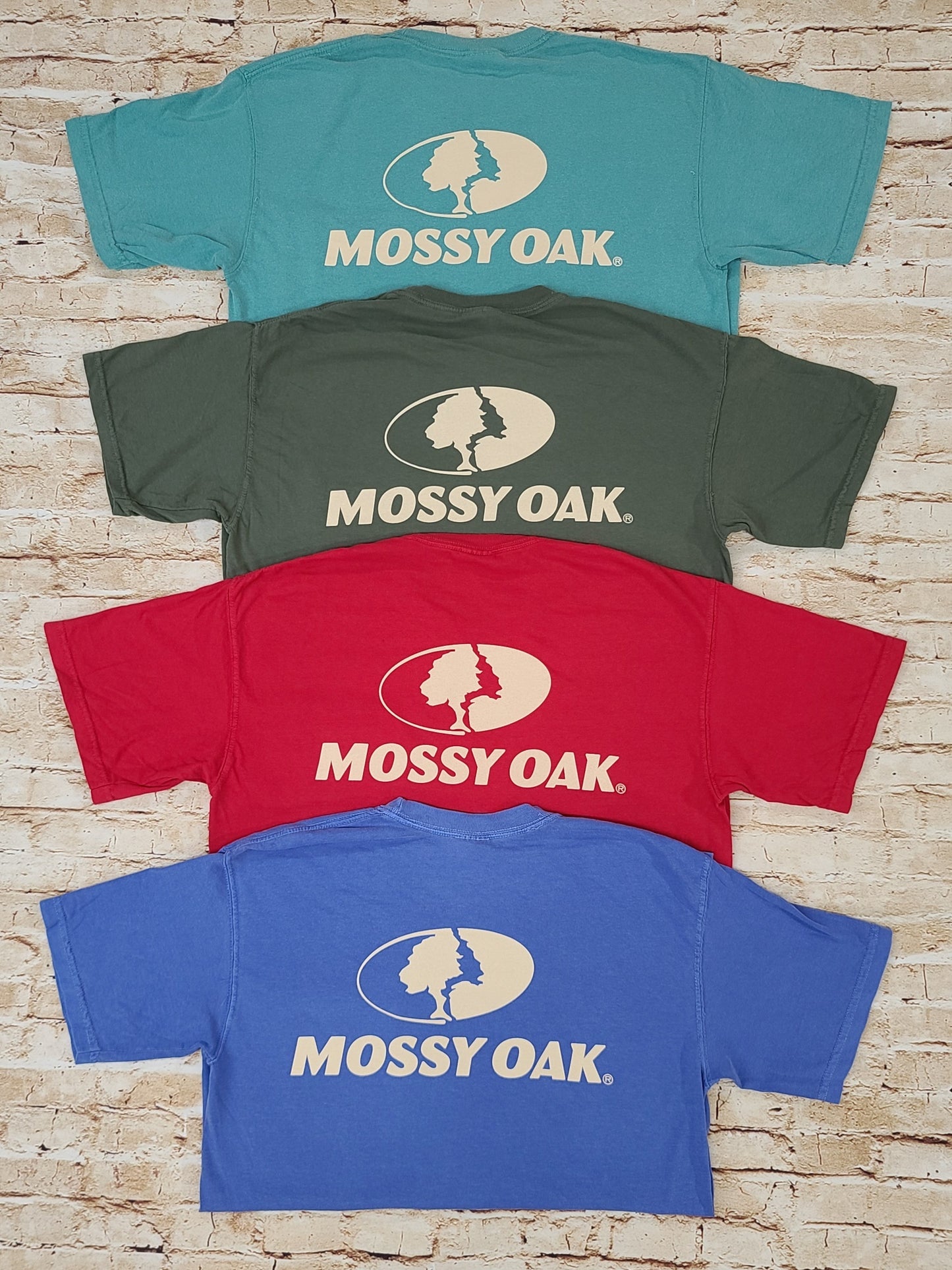 Mossy Oak Sand Logo Pocket Tee