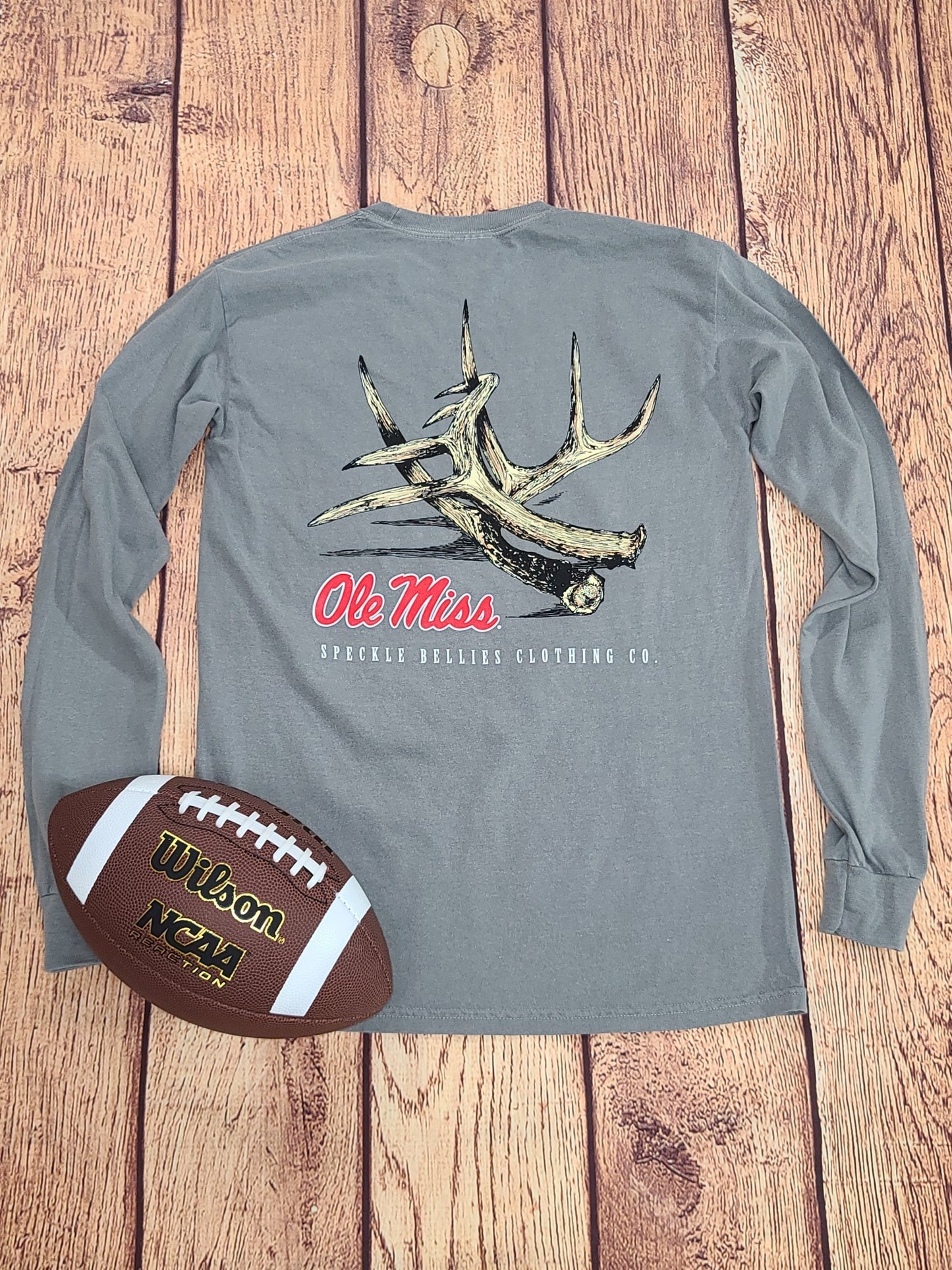 Script Ole Miss Antlers Long Sleeve