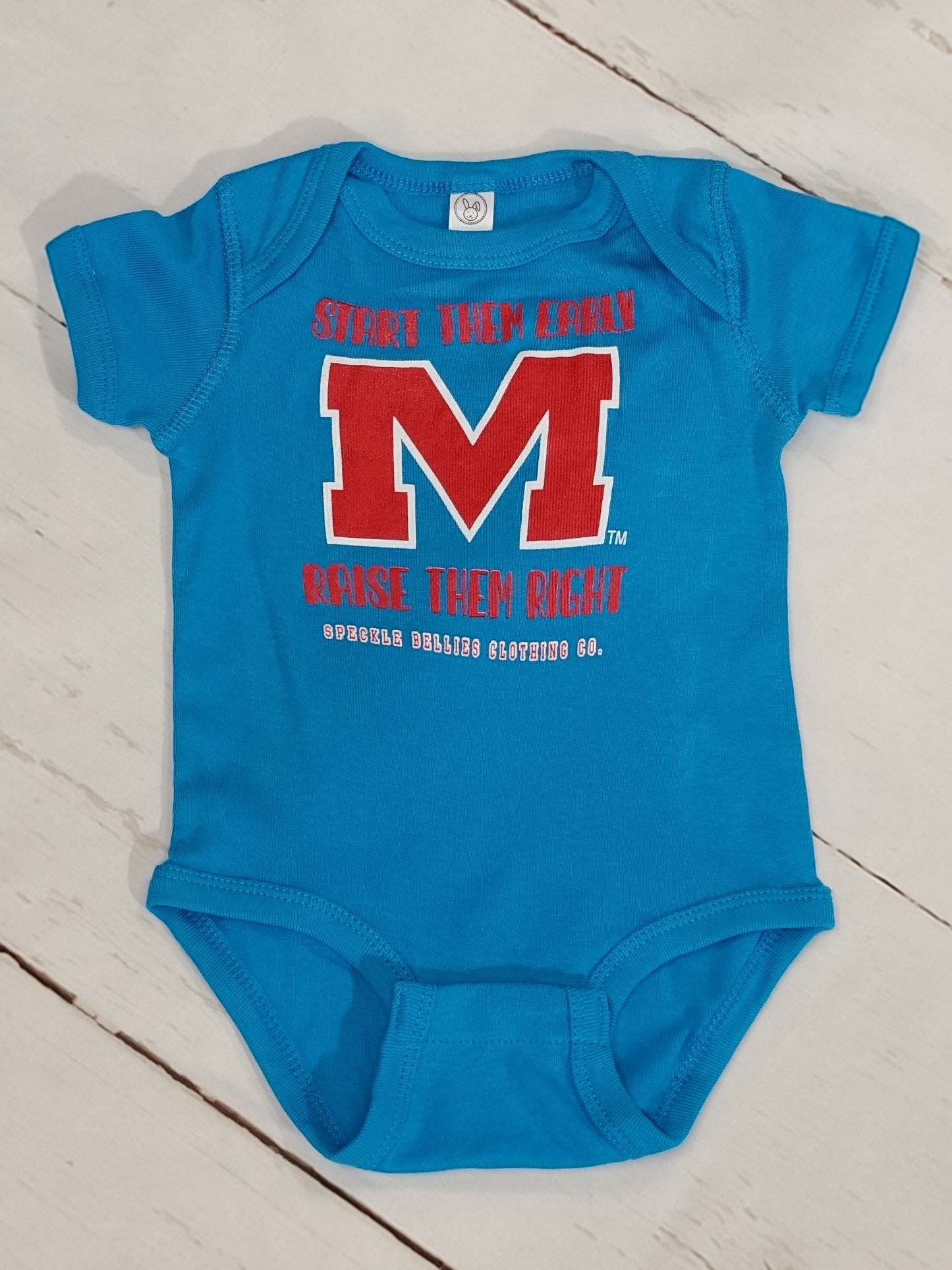 Ole Miss Start Them Early Onesie