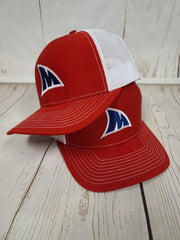 Ole Miss M Fin Cap with Navy