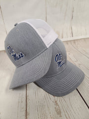 Ole Miss Stacked Logo Cap with Navy