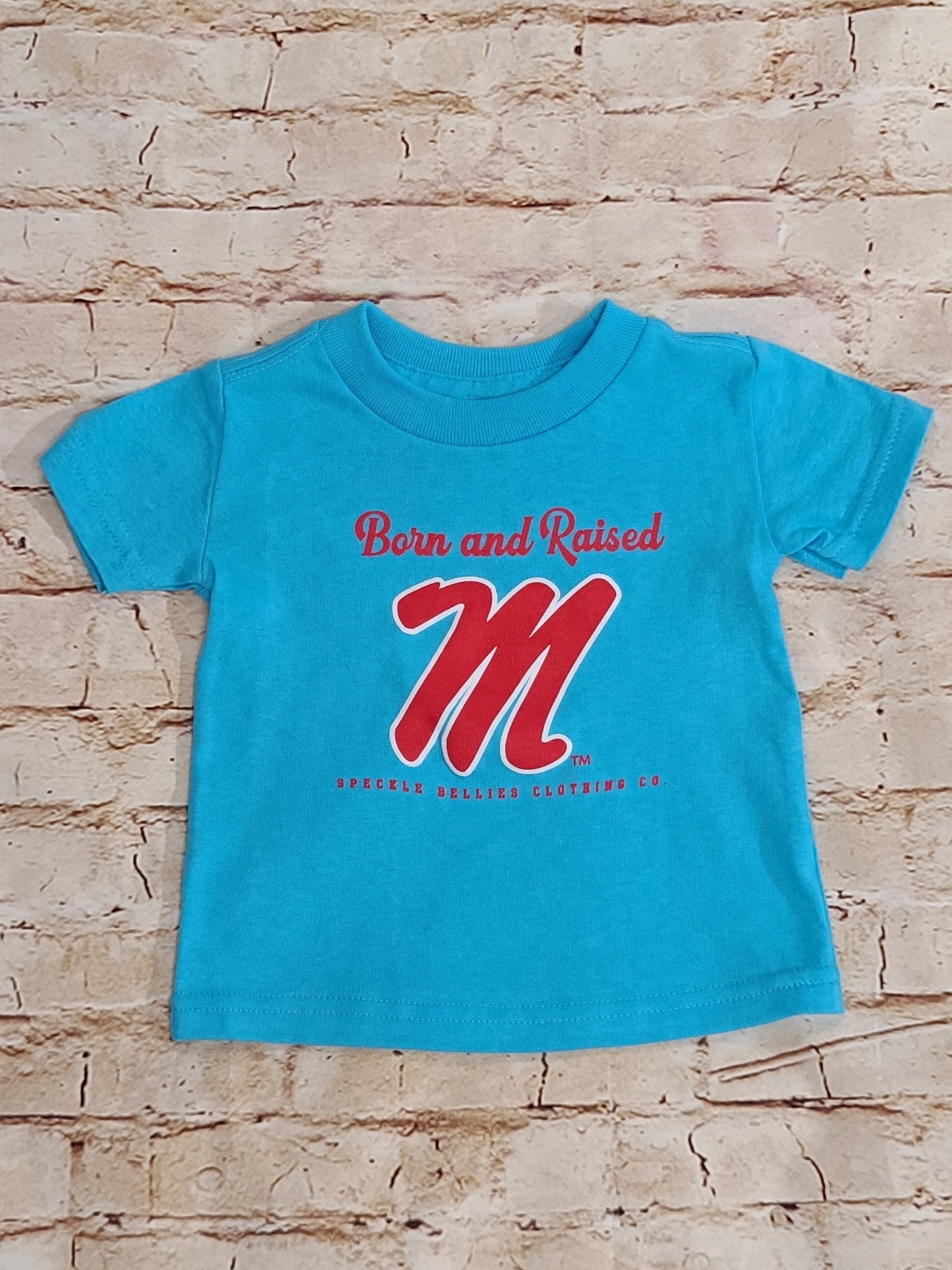 Ole Miss Born & Raised Infant Tee