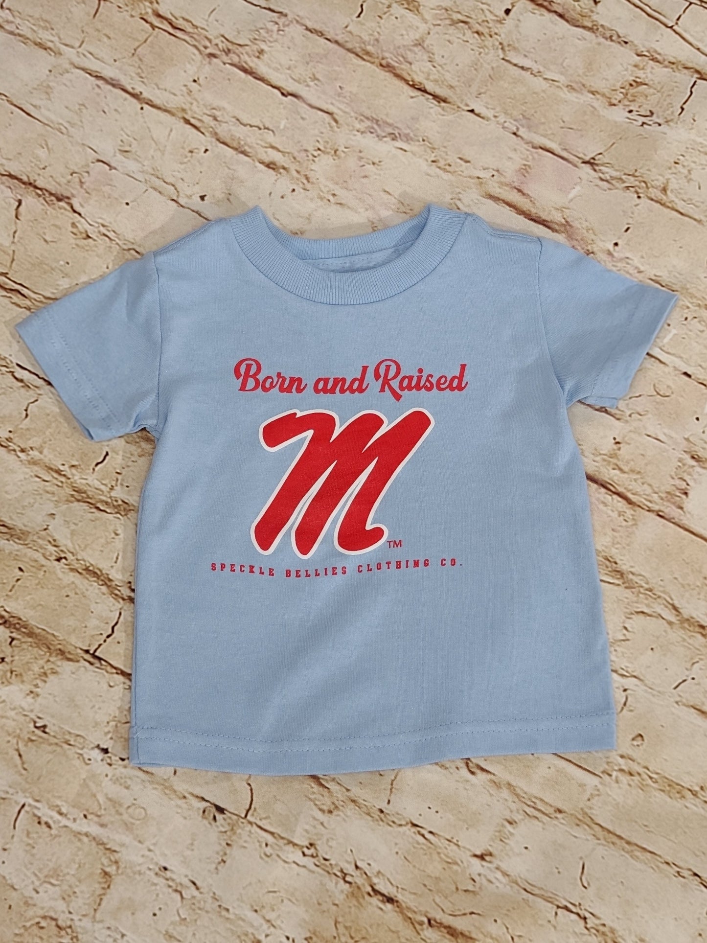 Ole Miss Born & Raised Infant Tee