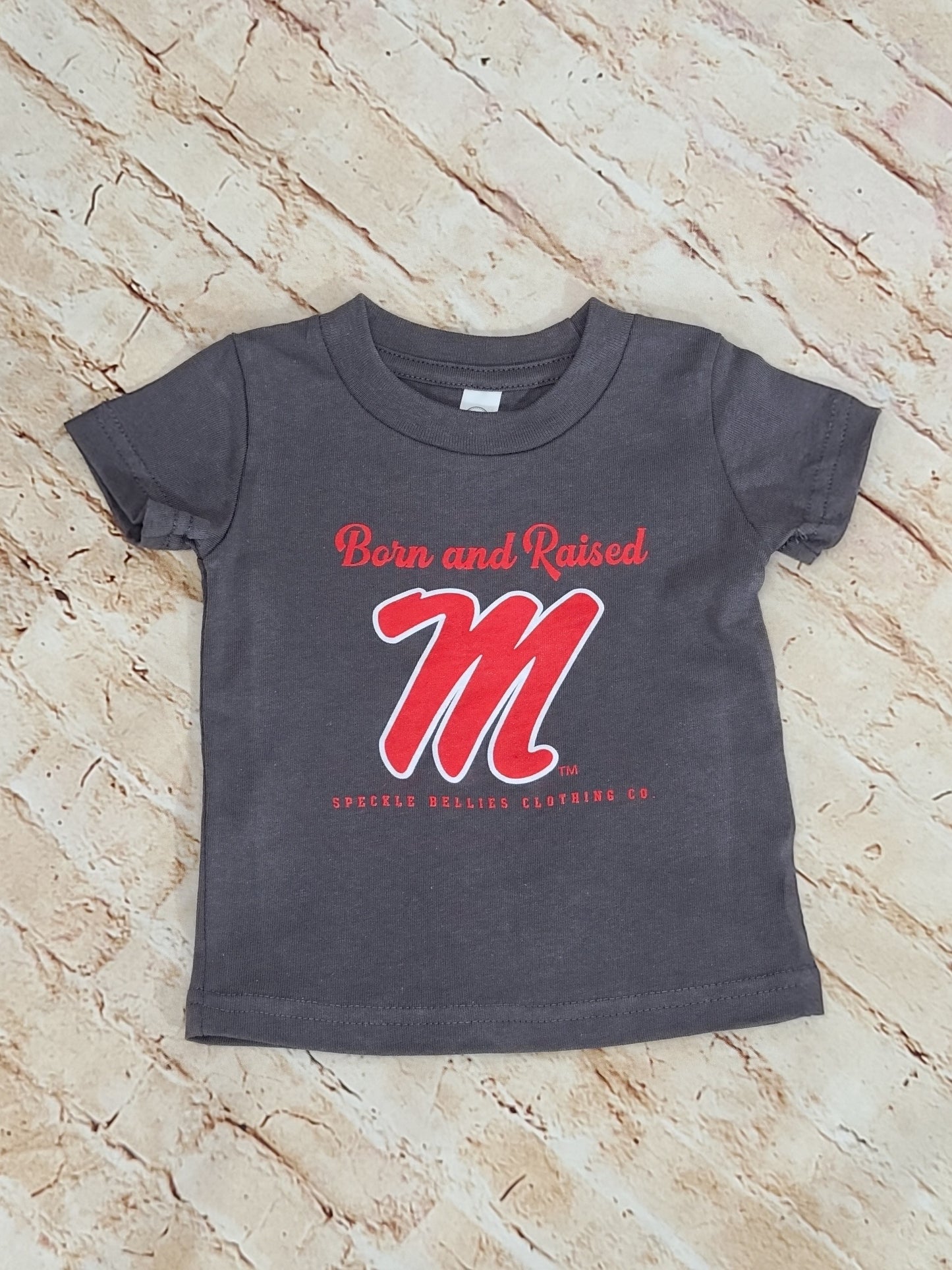 Ole Miss Born & Raised Infant Tee