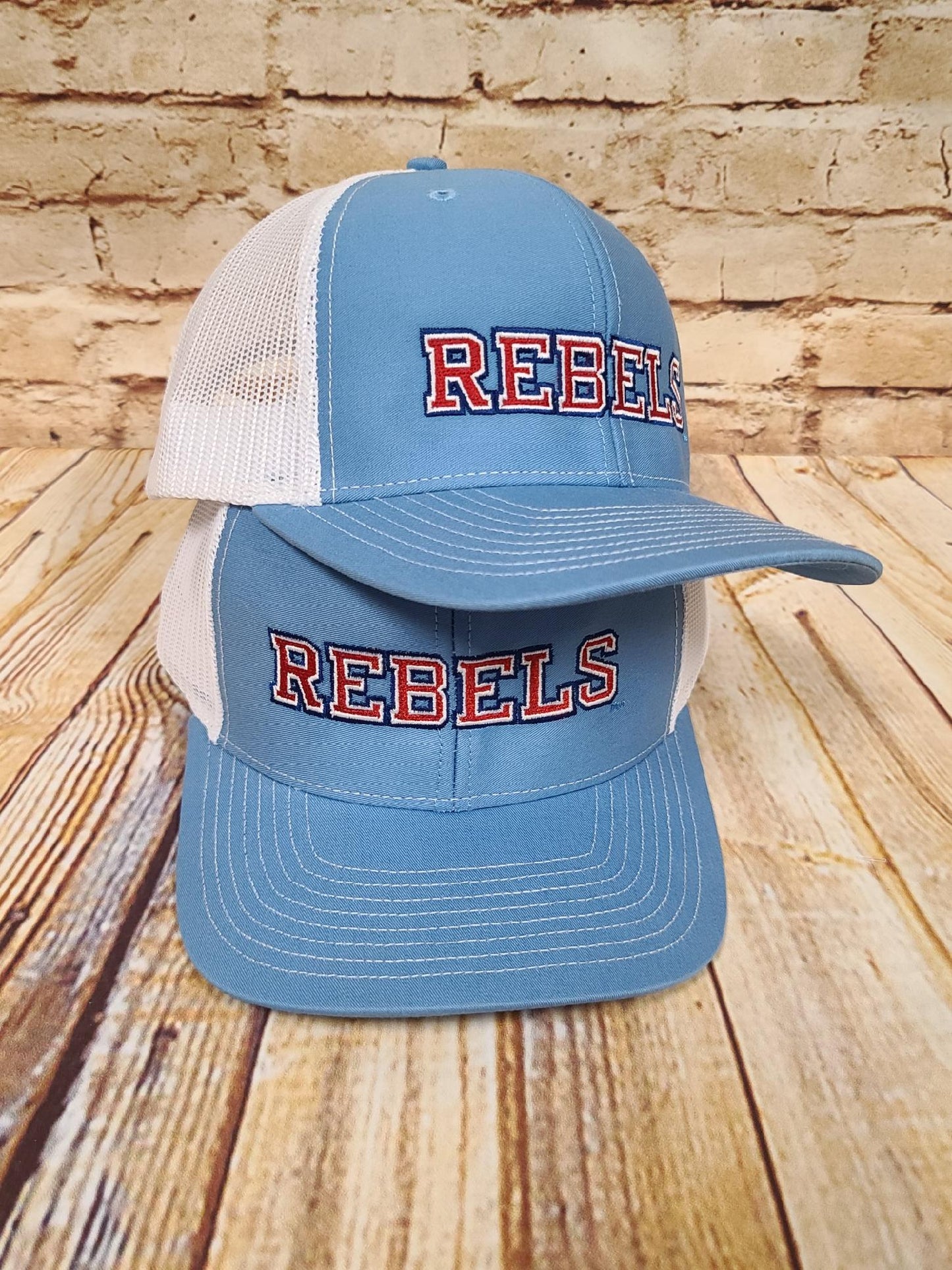 Ole Miss REBELS Block Cap with Red