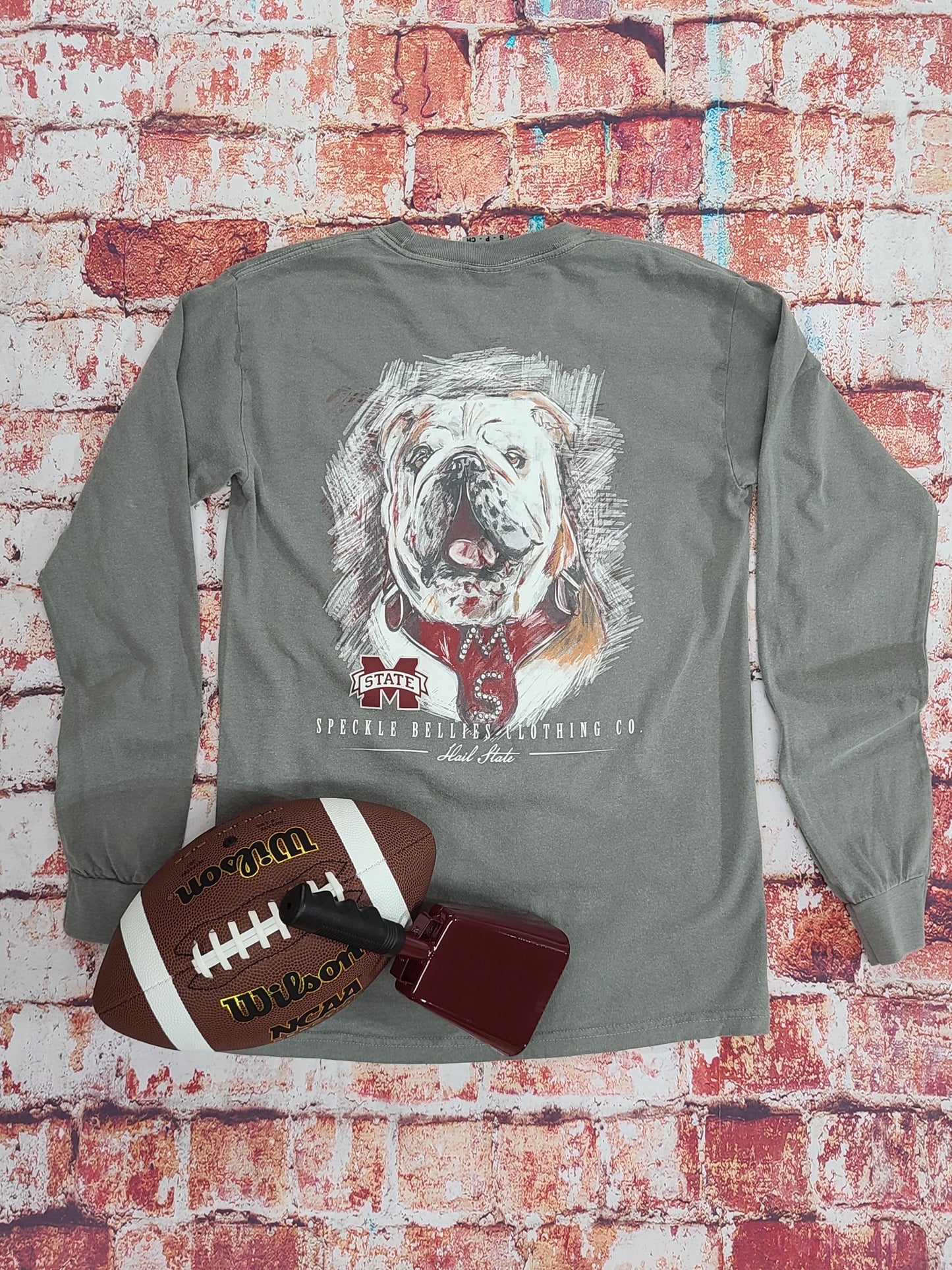 MSU Watercolor Bully Long Sleeve