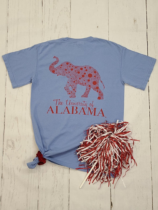 Alabama Dots Washed Denim