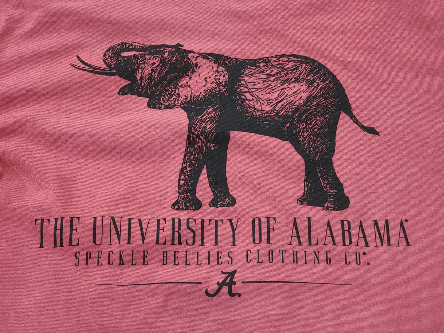 Alabama Sketched Elephant Pocket Tee