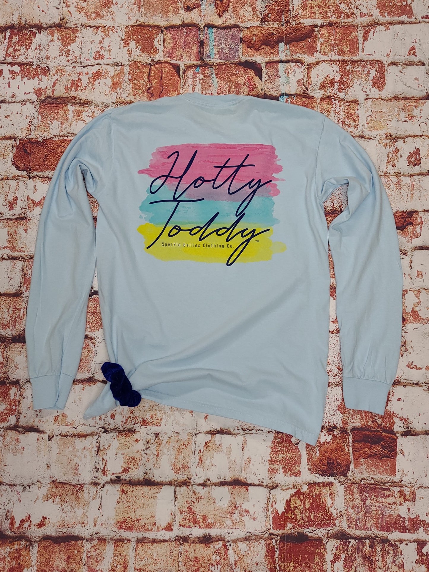 Ole Miss Watercolor Hotty Toddy Long Sleeve