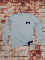 Ole Miss Watercolor Hotty Toddy Long Sleeve